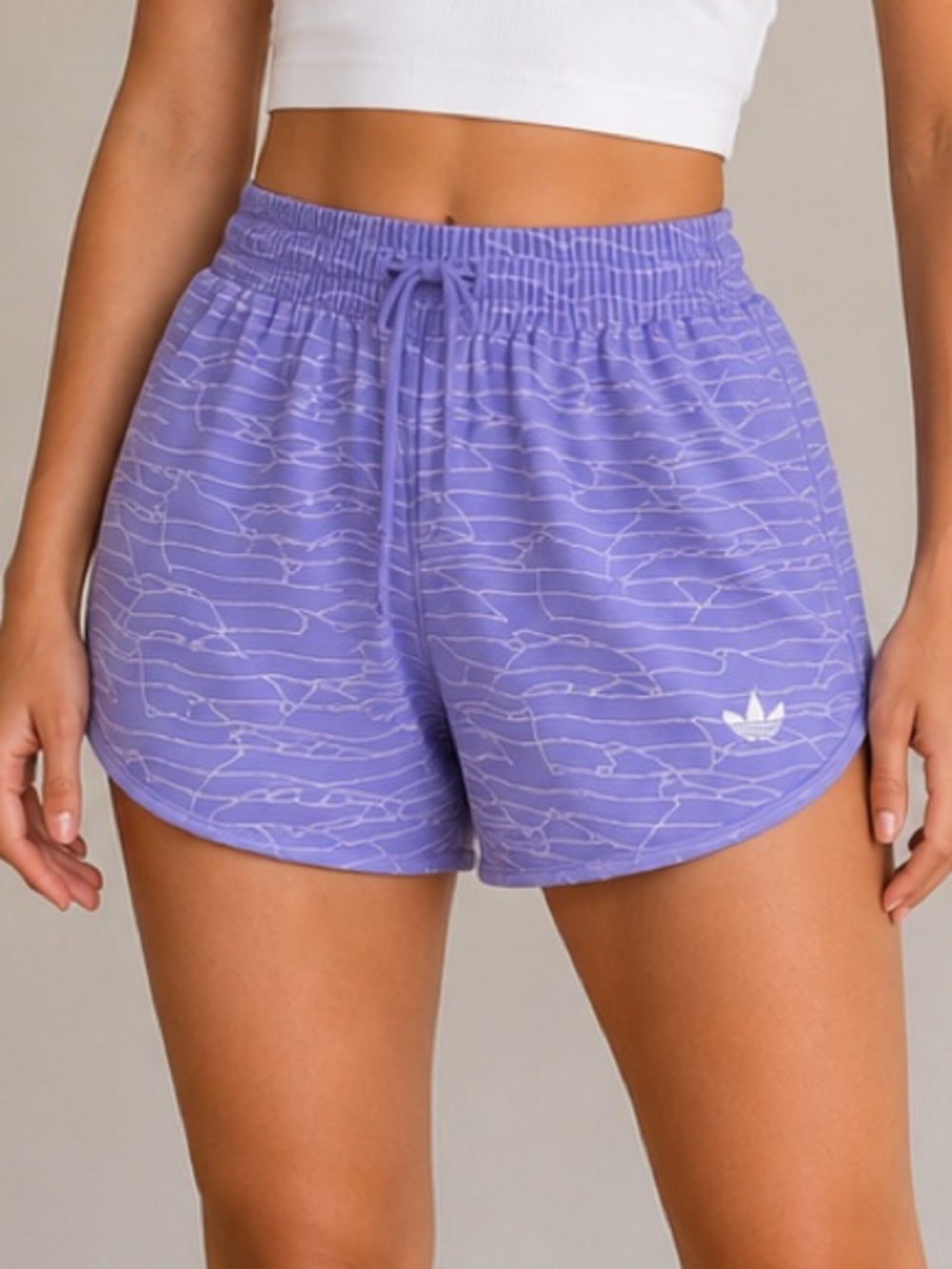 Adidas Originals Purple Printed Shorts – Women’s XS/S